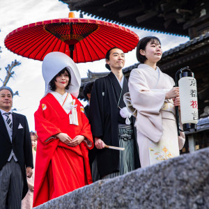 「花嫁行列」一歩一歩歩みながら思い出す家族との思い出|京都祝言 SHU:GENの写真(53305526)