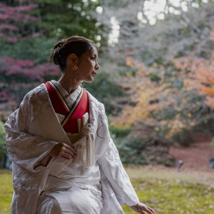 景色が花嫁姿をひきたてる。|京都祝言 SHU:GENの写真(53315256)
