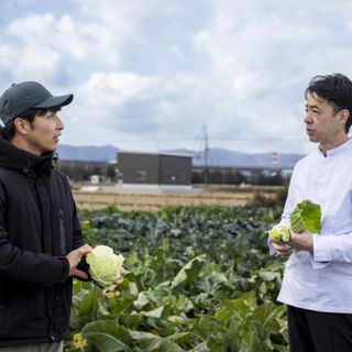 料理長自ら生産者のところへ足を運び、大切にしている想いや食材の魅力を丁寧にヒアリング