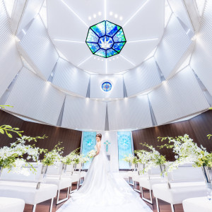 「永遠の絆」ダイヤモンドがコンセプトのチャペル|PARTY Wedding by ホテルメトロポリタンの写真(53907634)