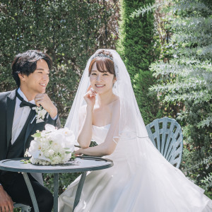 ガーデン内にはフォトスポットもあり、幸せな瞬間を写真で残せます|PARTY Wedding by ホテルメトロポリタンの写真(53907778)