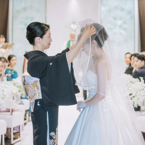 母からのベールダウン|PARTY Wedding by ホテルメトロポリタンの写真(53907642)