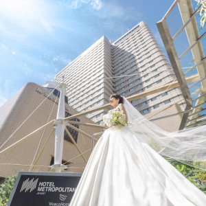 都心にいながら様々なロケーションでの撮影ができるのが魅力|PARTY Wedding by ホテルメトロポリタンの写真(53907870)