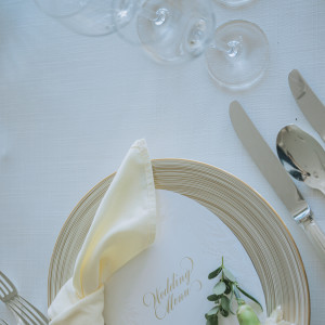 ナフキンとペーパーアイテムでも上質感を演出|PARTY Wedding by ホテルメトロポリタンの写真(53908036)