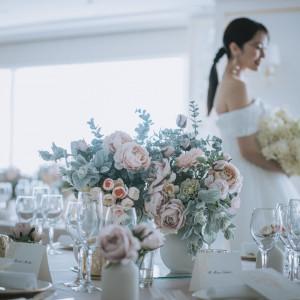 外光が花嫁を美しく輝かせるショット|PARTY Wedding by ホテルメトロポリタンの写真(54289239)