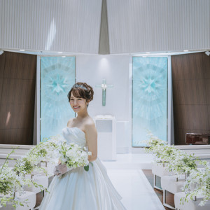 チャペル内のショット|PARTY Wedding by ホテルメトロポリタンの写真(54289238)