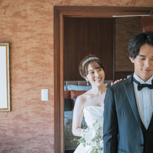 お支度部屋でのファーストミート|PARTY Wedding by ホテルメトロポリタンの写真(54289245)