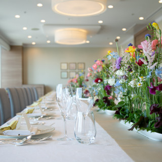 食事と会場を愉しむ