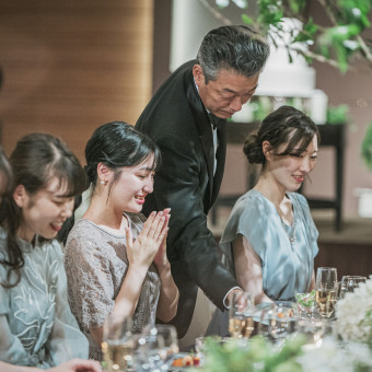 披露宴の進行など丁寧にアテンドいたします