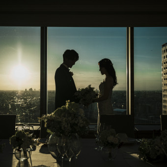 都心の街並みだけでなく晴れた日には富士山も望める会場