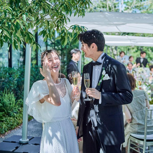 おふたりも、大切なゲストも自然体で過ごせる贅沢で自由なひととき。|ザ ジャクソン ガーデンの写真(57157141)