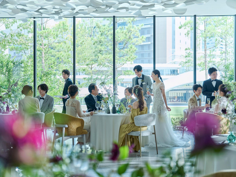 大切なゲストへのおもてなしが叶うウエディング空間