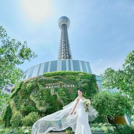 <リニューアル完成>地上100m絶景チャペル体験◆試食&アマギフ5千円