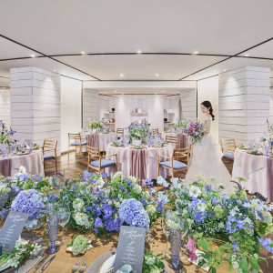 どこにいてもゲストの顔が見える|MARINE TOWER WEDDING（マリンタワー ウエディング）の写真(54269428)