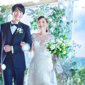 【展望フロア】アフターセレモニーにもぴったりな場所|MARINE TOWER WEDDING（マリンタワー ウエディング）の写真(54269606)