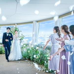横浜のシンボルタワーの中で結婚式が叶う|MARINE TOWER WEDDING（マリンタワー ウエディング）の写真(54269805)