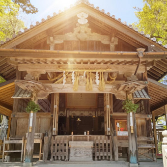 福岡市内の神社挙式もサポートいたします（写真は飯森神社）