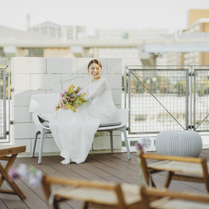 オープンテラスでの人前式は潮風を感じながら開放的に行えます|Restaurant Sola|レストラン ソラの写真(54594456)