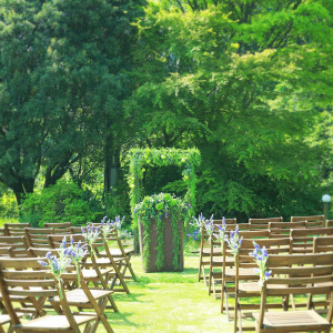 大自然でのガーデンウエディング|レストランMORIの写真(54728040)