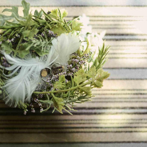 リングピローもナチュラルに。|レストランMORIの写真(56126115)