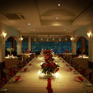 美しい夜景が眼下に広がり、ロマンティックなパーティーも|レストランMORIの写真(54728102)