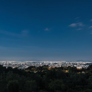夜は宝石をちりばめたような夜景。|レストランMORIの写真(56356624)