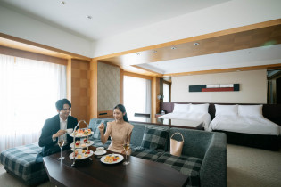 前夜。最上階でチェックイン|グランド ハイアット 福岡の写真(55600992)