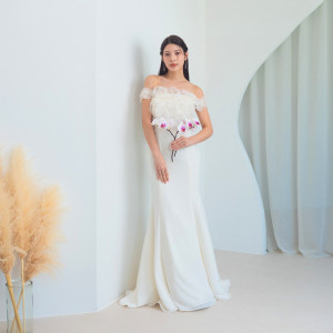 シンプルなドレスもございます|ララシャンス迎賓館・伊万里迎賓館の写真(55046025)