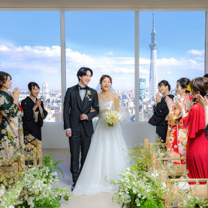 開放的でありながらアットホームな空間は、ゲストの心にも残る大切な時間に。|浅草ビューホテルの写真(55062505)