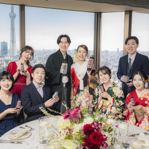 【絆を深める】絶景貸切！親族だけの贅沢浅草ウエディング