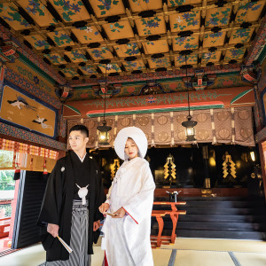 浅草神社の分社で行う神前式は神社に出向いて行う挙式と同意義が|浅草ビューホテルの写真(55062506)