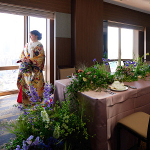 おふたりらしさも忘れないコーディネートを♪|浅草ビューホテルの写真(55060518)