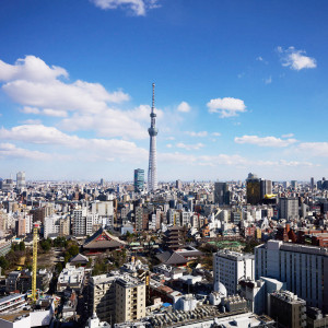 地上100mからの景色は遠方のゲストの方、地元のゲストの方、どちらもお楽しみいただけます。|浅草ビューホテルの写真(55065133)