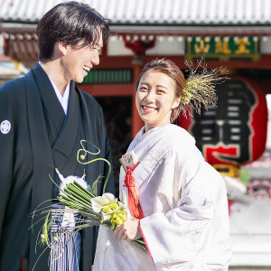 伝統的な白無垢、伝統的な桂でも洋髪でも|浅草ビューホテルの写真(56542464)