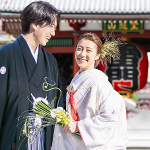 花嫁の魅力や個性を引き出しながら、「いちばん美しい笑顔」をともにつくり上げます|浅草ビューホテルの写真(55062282)