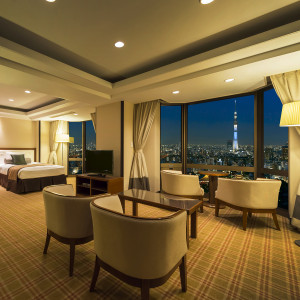 東京の絶景を一望する贅沢空間で、ワンランク上の上質な時間を。大切なゲストと過ごす至福のひととき|浅草ビューホテルの写真(55069103)