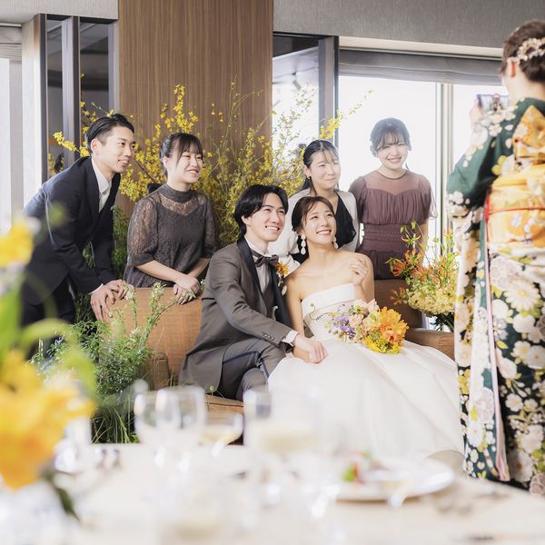 少人数でアットホームな結婚式をご希望のおふたりにも会場をお選びいただけます。高層階のスイートルームのような貸切感のあるお部屋や、緑を望む和の情緒漂うレストランなどご用意。|浅草ビューホテルの写真(55062900)