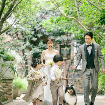 1200坪の開放的な敷地を自由に使える