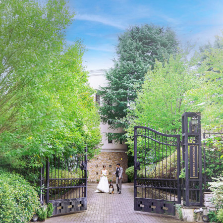 1200坪の広大な敷地に広がる目白の森