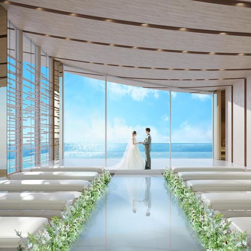 THE SURF SEASIDE TERRACE（ザ・サーフ シーサイドテラス）の結婚式の公式写真（1枚目）