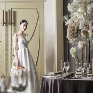 お二人のこだわりの装飾で|インフィニート名古屋/テイクアンドギヴ・ニーズウェディングの写真(56414442)