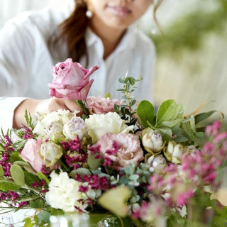 専属フローリストとおふたりらしいコーディネートをご提案