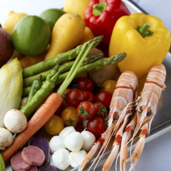 シェフのこだわりは食材にもこだわること。厳選した旬の食材を使用した料理は絶品