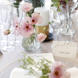 ゲストの顔を思い浮かべながら用意したペーパーアイテムには、感謝を込めて。|トリフォーリアNAGOYA/テイクアンドギヴ・ニーズウェディングの写真(56379541)