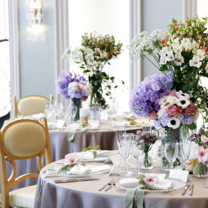 自由なコーディネートでパーティを作り上げて|トリフォーリアNAGOYA/テイクアンドギヴ・ニーズウェディングの写真(56379212)