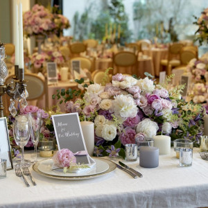 「らしさ」を体現するテーブルコーデ|トリフォーリアNAGOYA/テイクアンドギヴ・ニーズウェディングの写真(56379538)