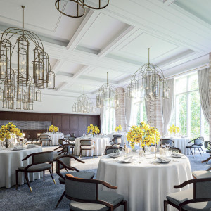 シンプルだからこそおふたりらしさを表現できる披露宴会場|THE MARITIME HOTEL YOKOHAMA BAYの写真(56552141)