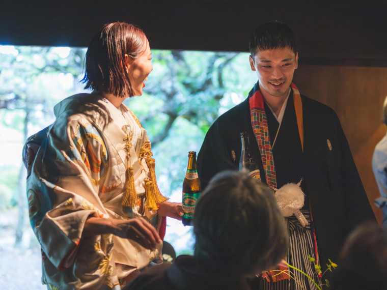 ちょうどいい距離感で自然体に過ごす 少人数ウェディング