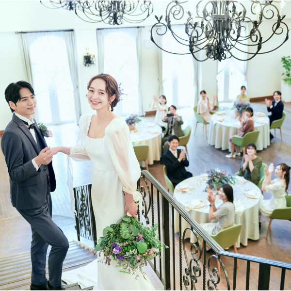 貸切だからこそ大切なゲストと距離の近いウェディングが叶う