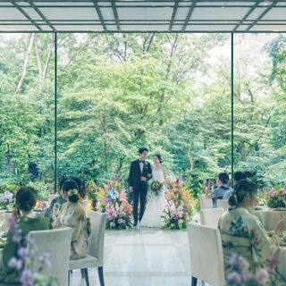 *和モダンで上質な1日*100年続く庭の中で和装もおすすめ
